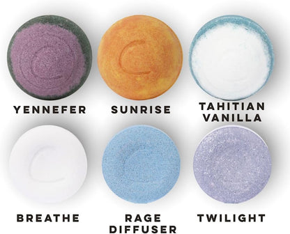 Bath Bomb - Anxious AF Gift Box Bubble Bath Bombs for Him or Her - Anxiety Relief Set with Natural Ingredients - 6Pcs