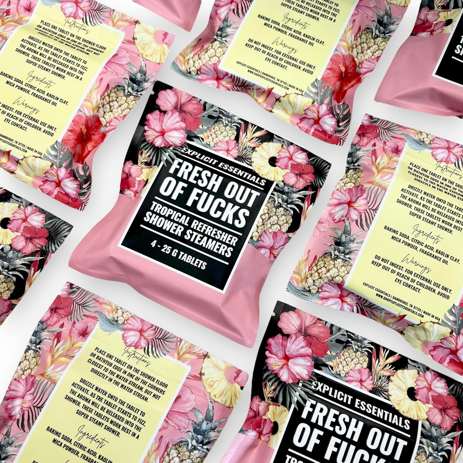 Swear Shower Steamers, Self Care Gift Idea, Shower Bombs