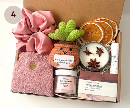 Hug in a Box, Care Package for Her, Comfort Gift Box, Recovery Gift Set, Hygge Gift Box, Self Care Gift Box, Mental Health Gift Box A6
